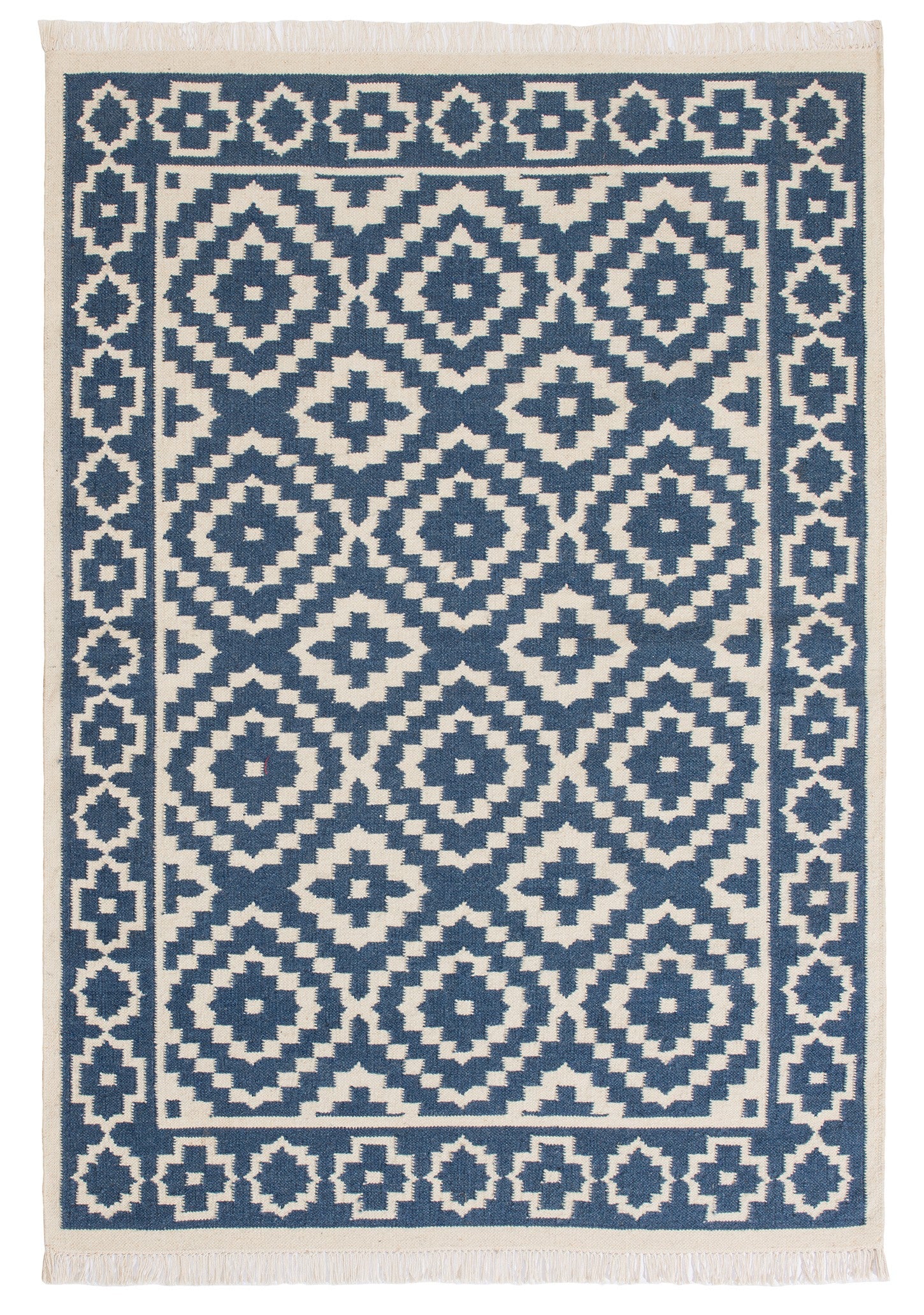 Samarkand Indigo Kilim Rug - R6146 - Uneeka